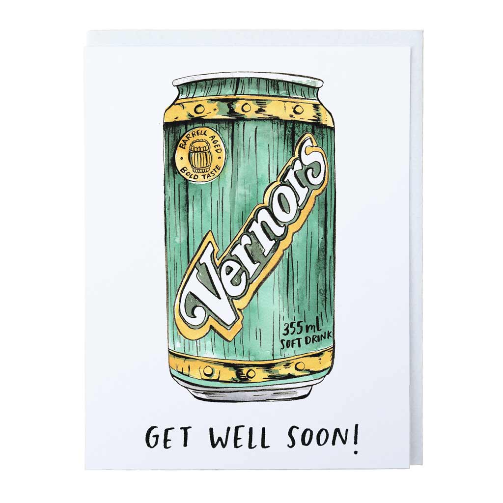 Vernors Get Well Soon Card