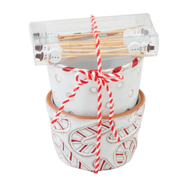 Snowman Toothpick Tidbit
