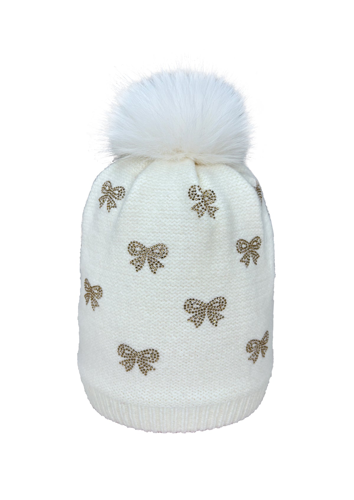 Bella Bow Bling Beanie