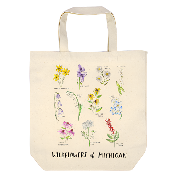 Wildflowers of Michigan Tote Bag