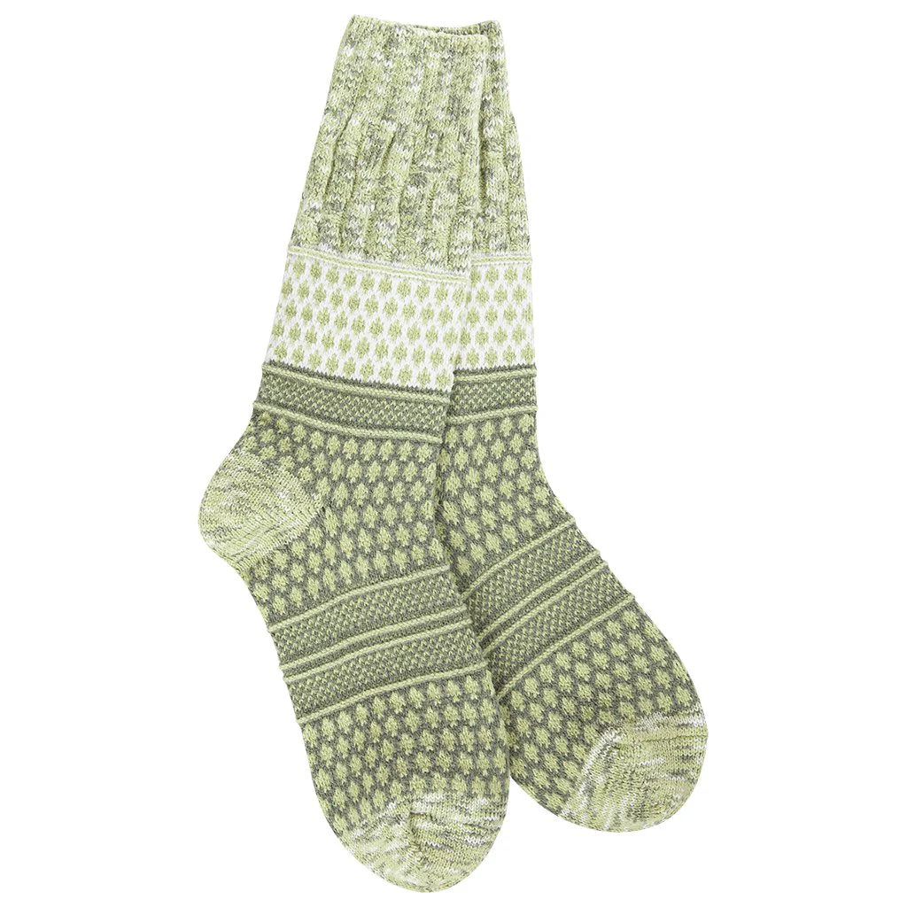 Envy Multi Gallery Textured Crew Weekend Socks