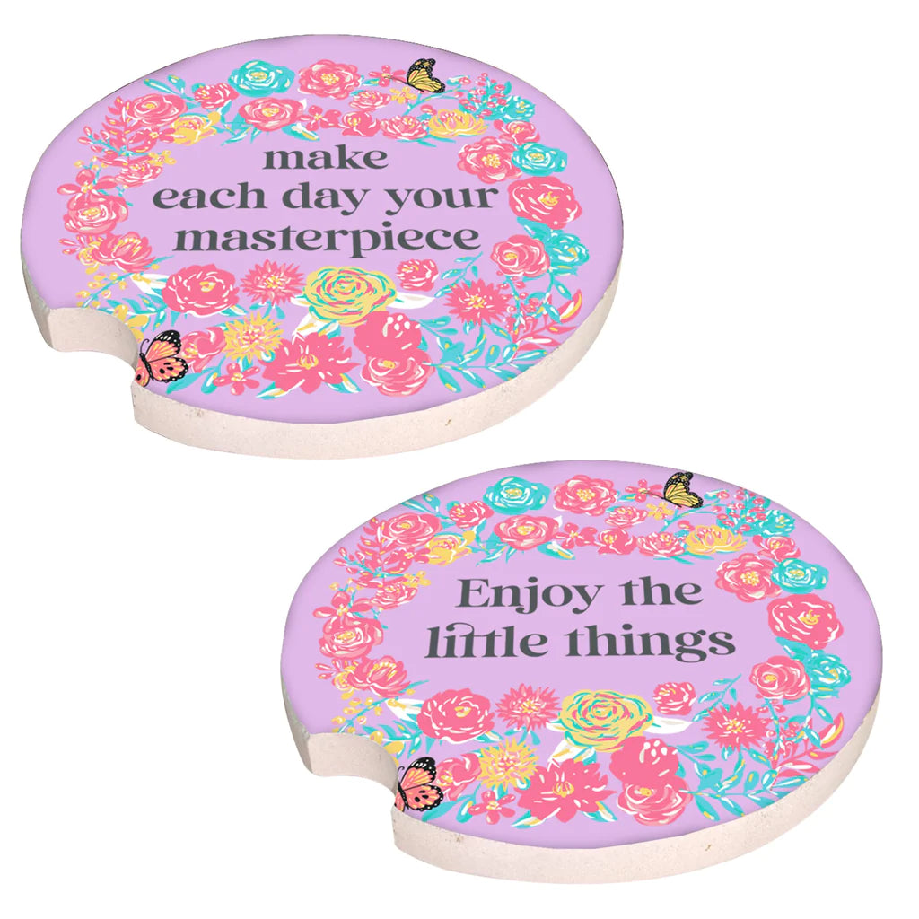 Simply Southern Car Coaster Set of 2