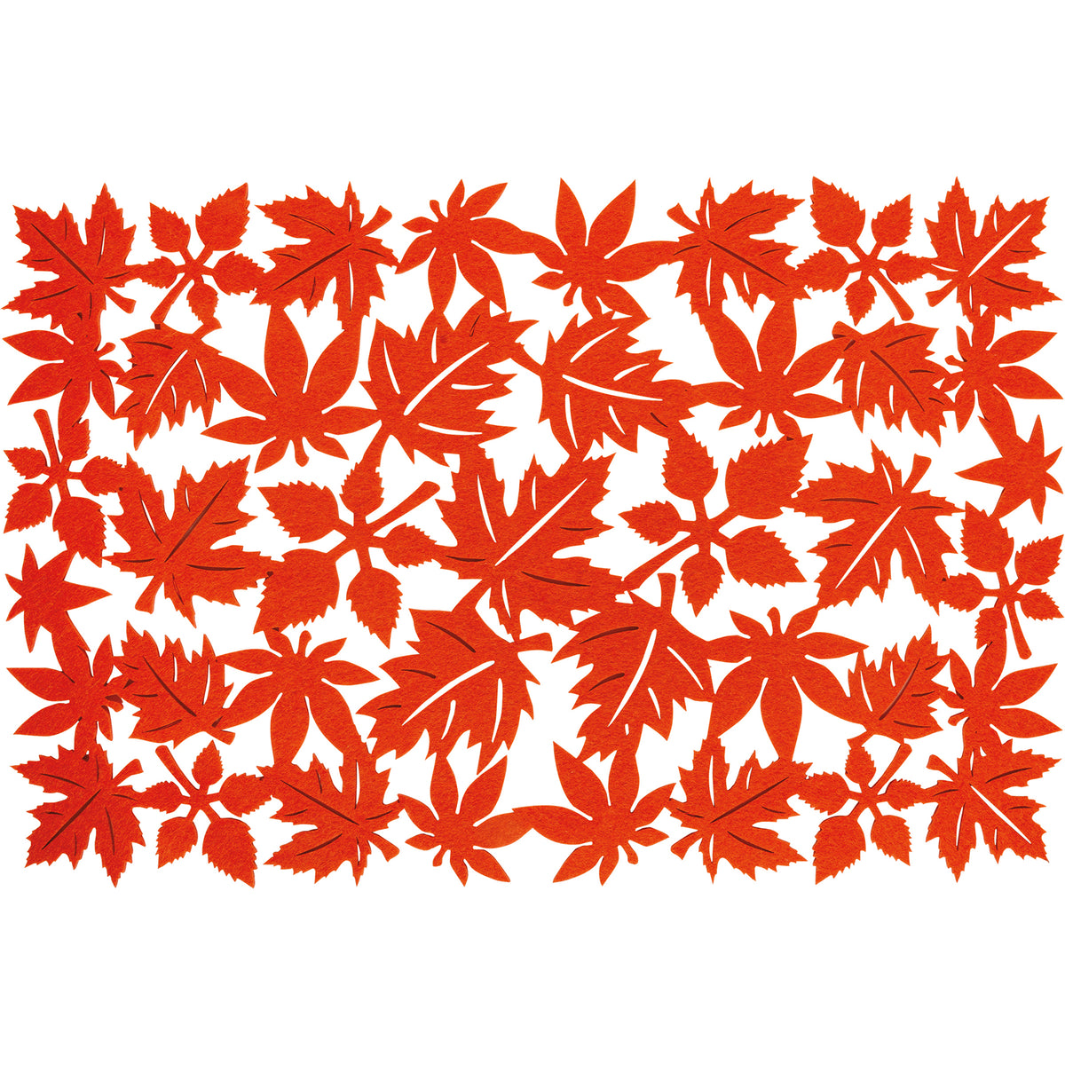 Orange Leaves Place Mat