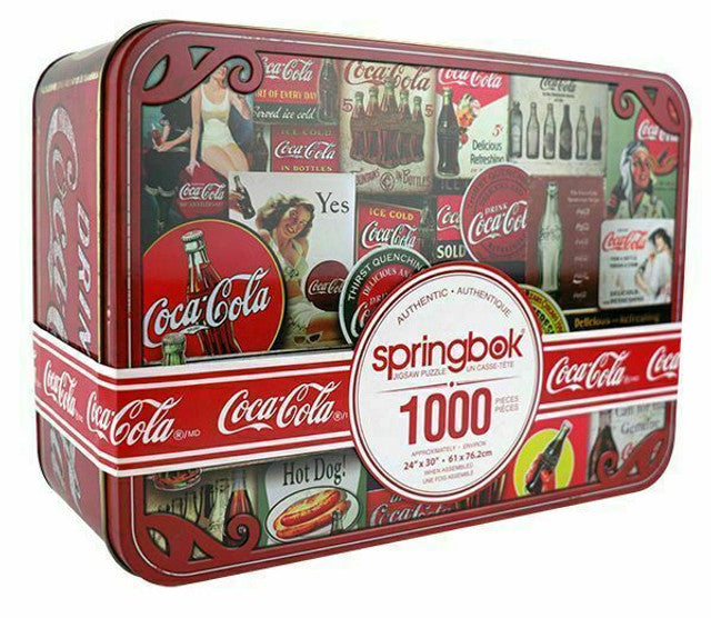 Springbok Coca Cola Tin Signs 1000 pc Puzzle