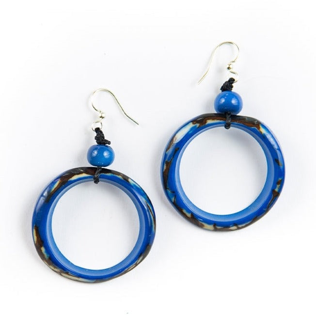 Tagua Ring Of Life Earrings