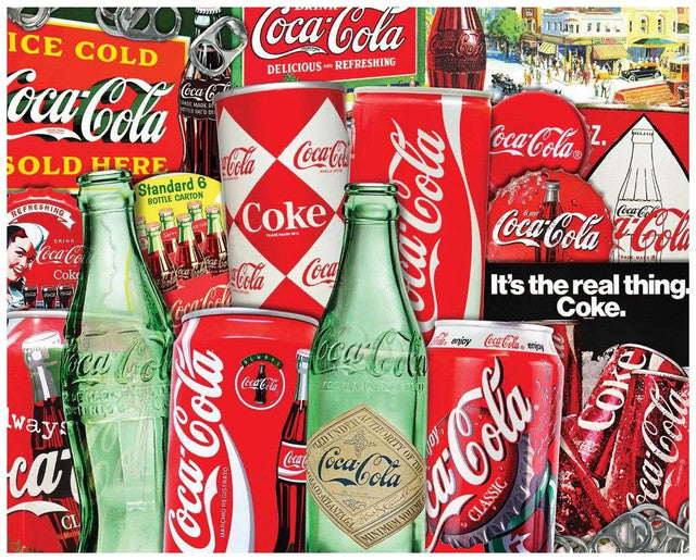 Springbok Coca-Cola Then and Now 1000 pc Puzzle