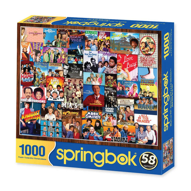 Springbok What&#39;s on TV? 1000 pc Puzzle