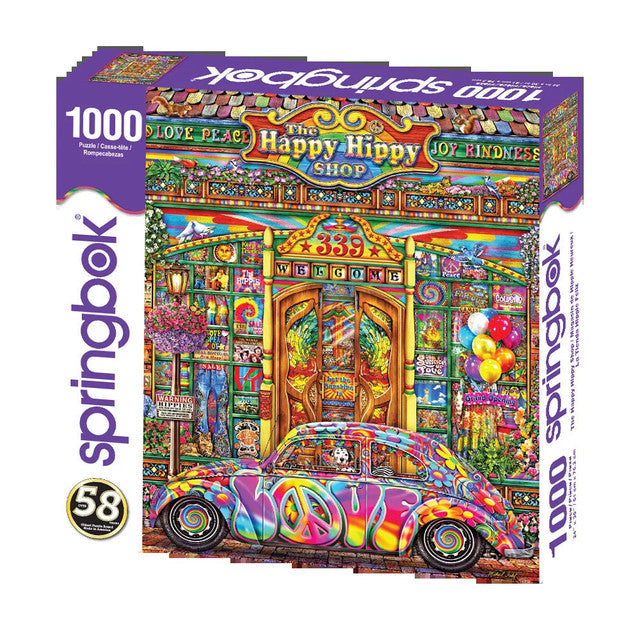 Springbok The Happy Hippy Shop 1000 pc Puzzle