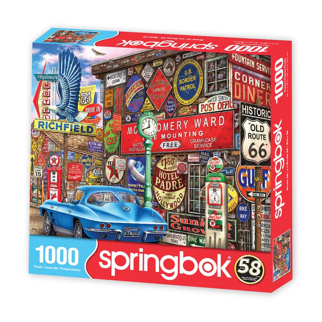 Springbok Route 66 1000 pc Puzzle