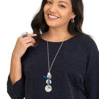 Let It Snow Snowman Pendant Necklaces