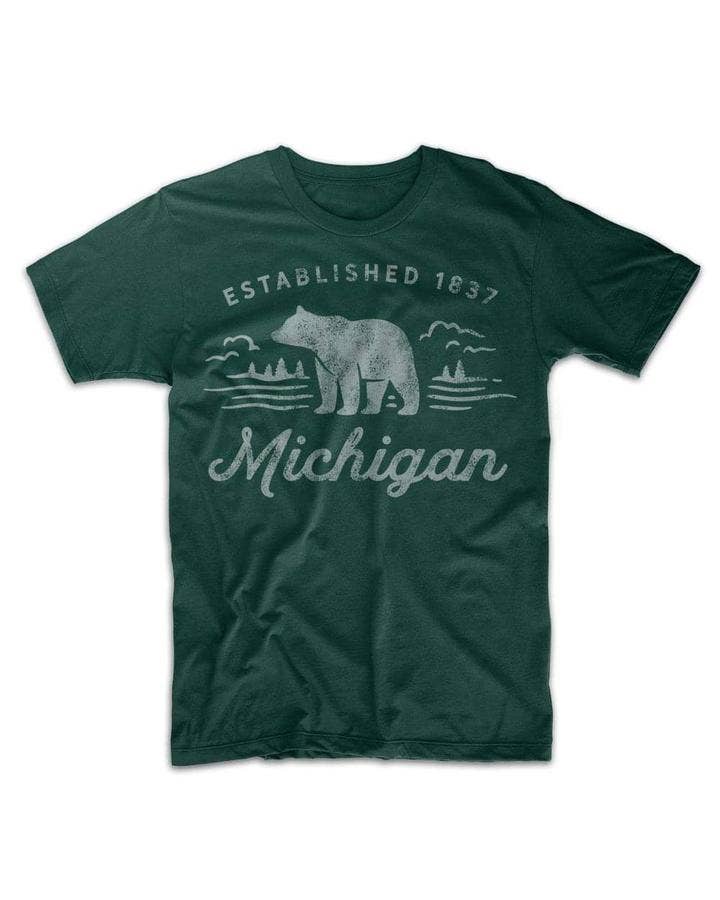 Bear Michigan Unisex Tee