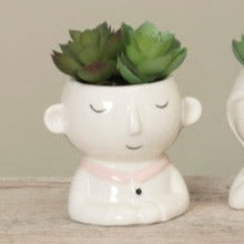 Porcelain Potted Succulent