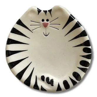 Handmade Ceramic Cat Trinket Dish