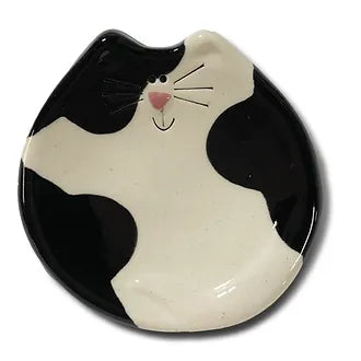 Handmade Ceramic Cat Trinket Dish