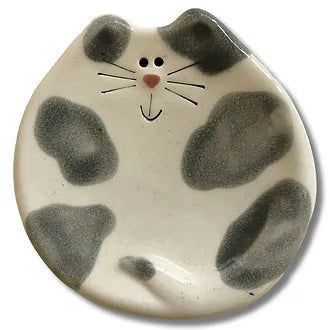 Handmade Ceramic Cat Trinket Dish