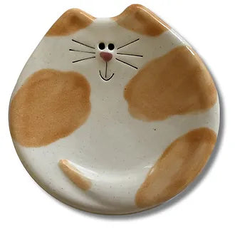 Handmade Ceramic Cat Trinket Dish