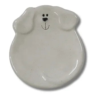Handmade Ceramic Dog Trinket Dish
