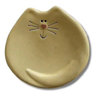 Handmade Ceramic Cat Trinket Dish