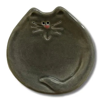 Handmade Ceramic Cat Trinket Dish