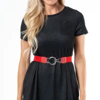 Emma Toggle Buckle Elastic Belt