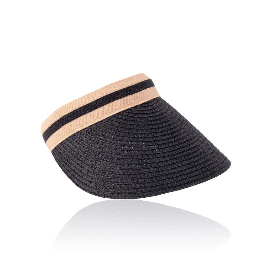 Elsie &amp; Zoey Lula Raffia Visor