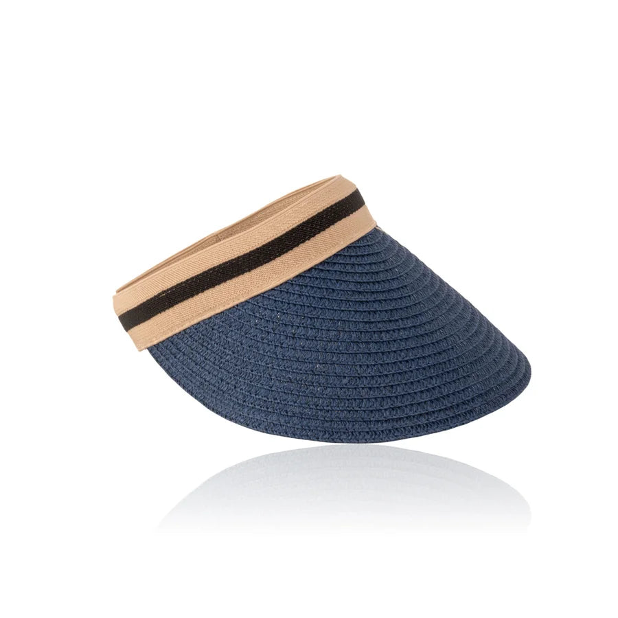 Elsie &amp; Zoey Lula Raffia Visor