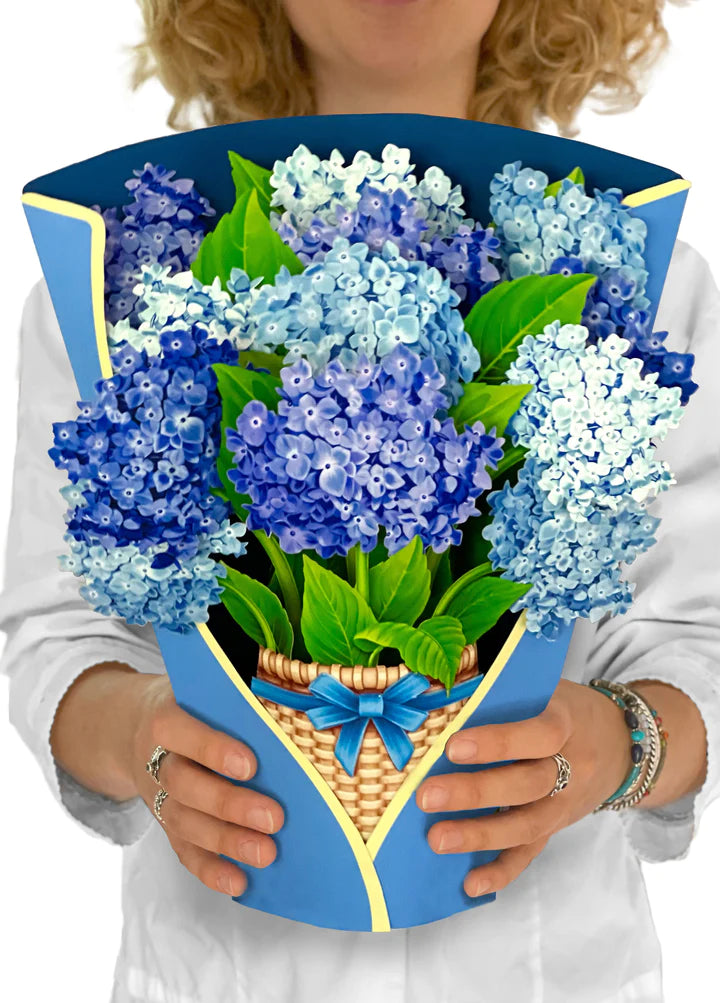 Fresh Cut Paper Standing Flowers Card
