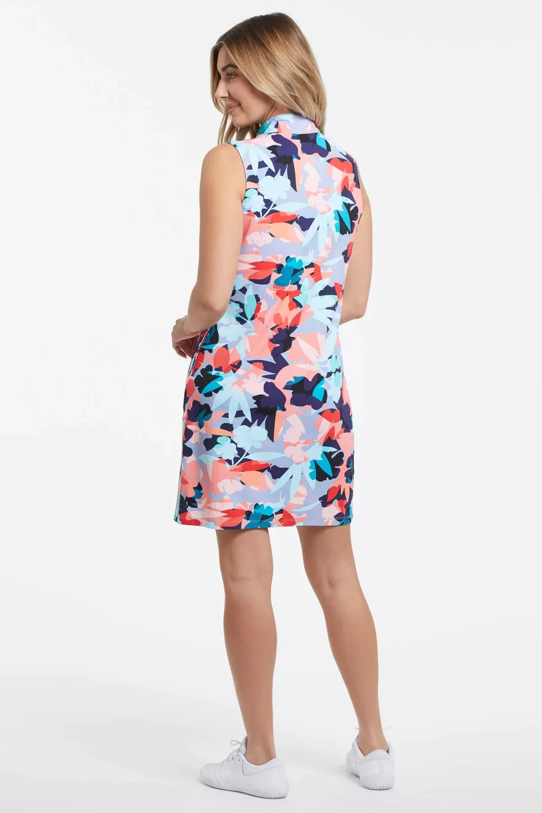 1/4 Zip Sleeveless Dress w/ Shorts