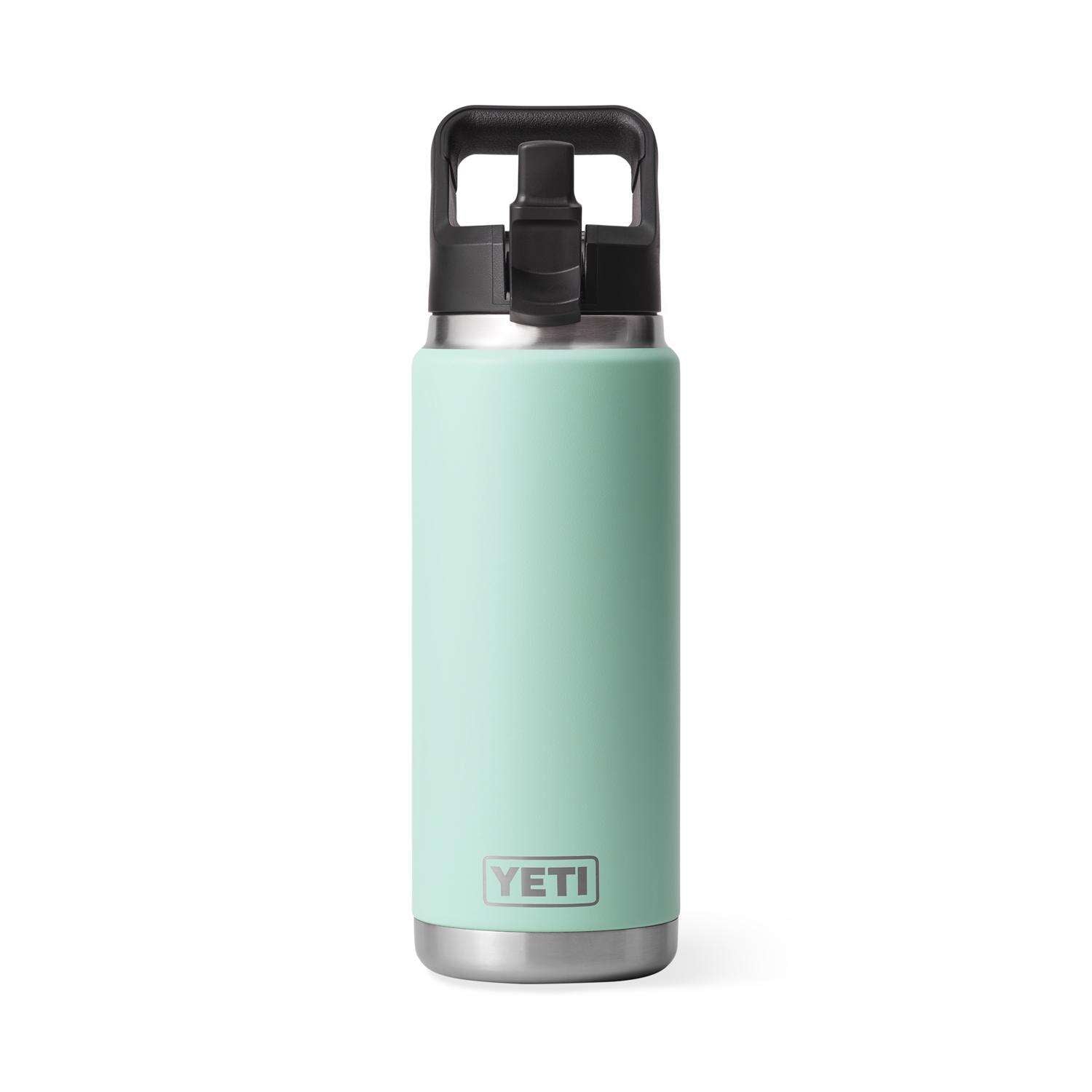 YETI Rambler 26 oz Bottle, Vacuum Insulated, Stainless Steel with Straw  Cap, Canopy Green