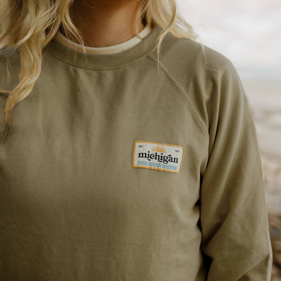 MI Patch L/W Crewneck Sweatshirt