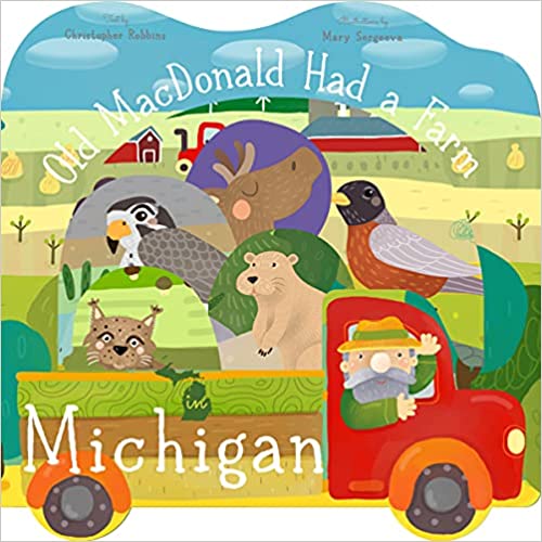 Old MacDonald Had A Farm Michigan Board Book