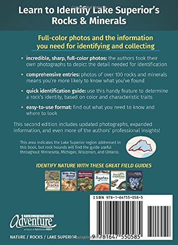 Lake Superior Rocks &amp; Minerals Field Guide 2nd Edition