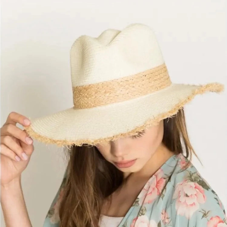 Straw Fedora Hat