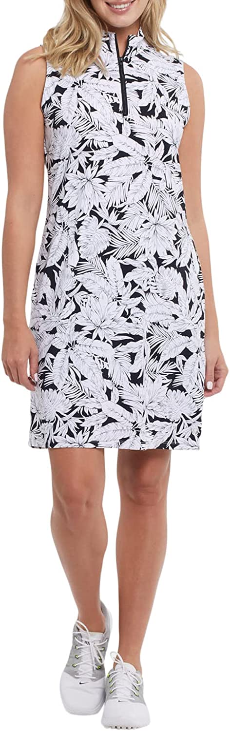 1/4 Zip Sleeveless Dress w/ Shorts