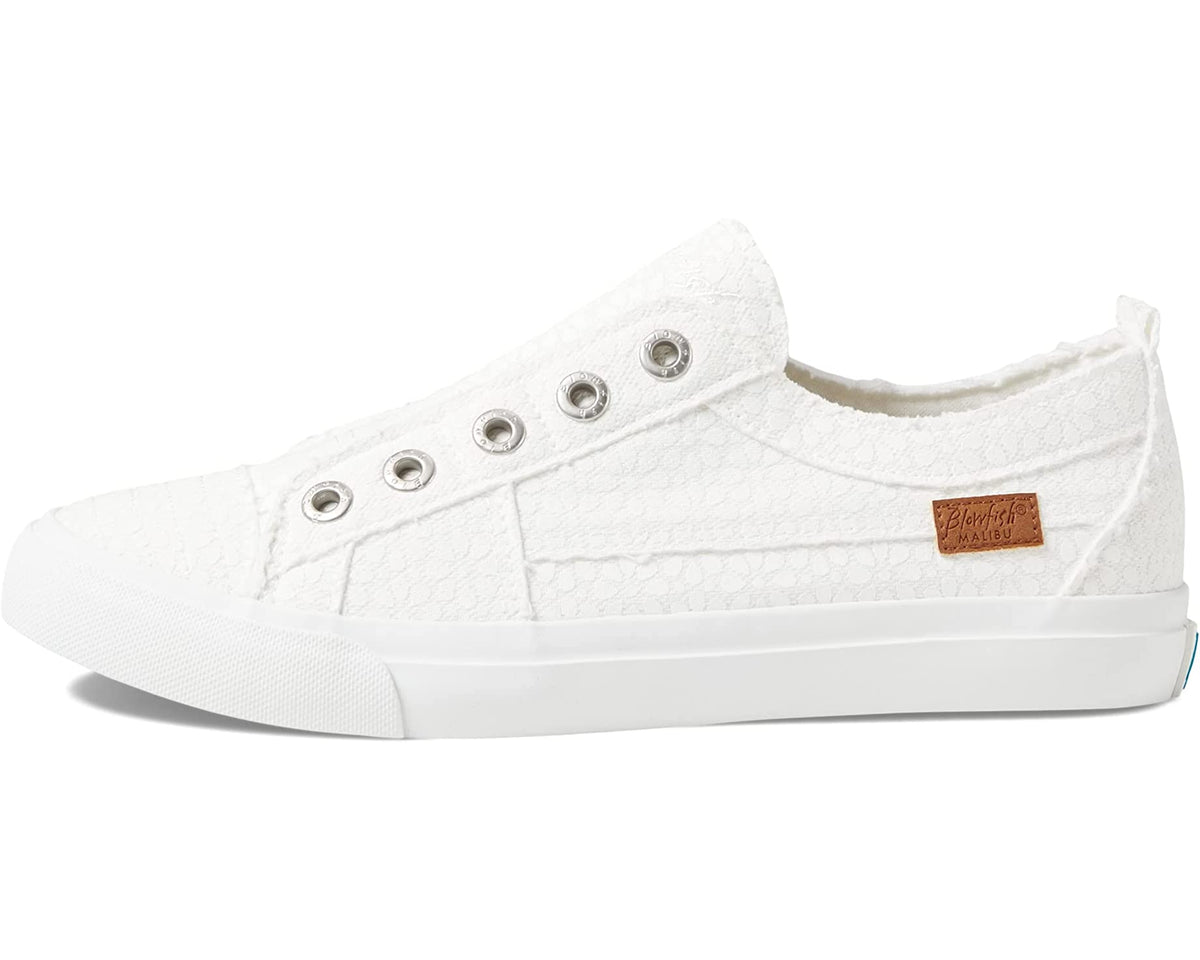 Play White Daisy Smoked Canvas Shoe