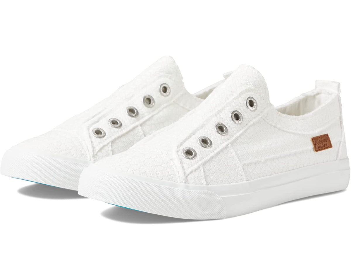 Play White Daisy Smoked Canvas Shoe