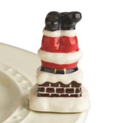 Down the Chimney Santa Legs Nora Mini