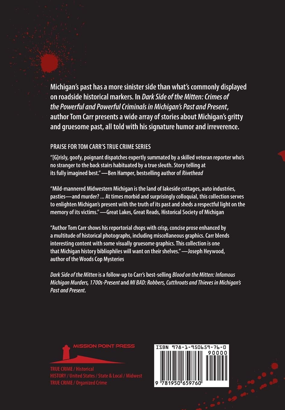 Dark Side Of The Mitten Book