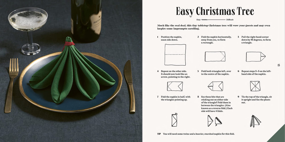 40 Ways To Fold A Napkin Book