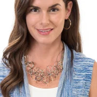 Tritone Curve Chain Necklace