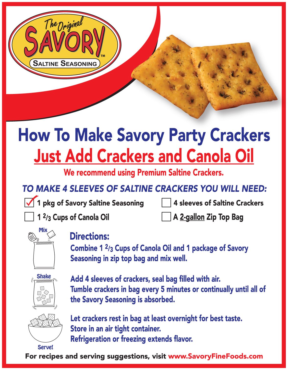 Savory Cracker Mix