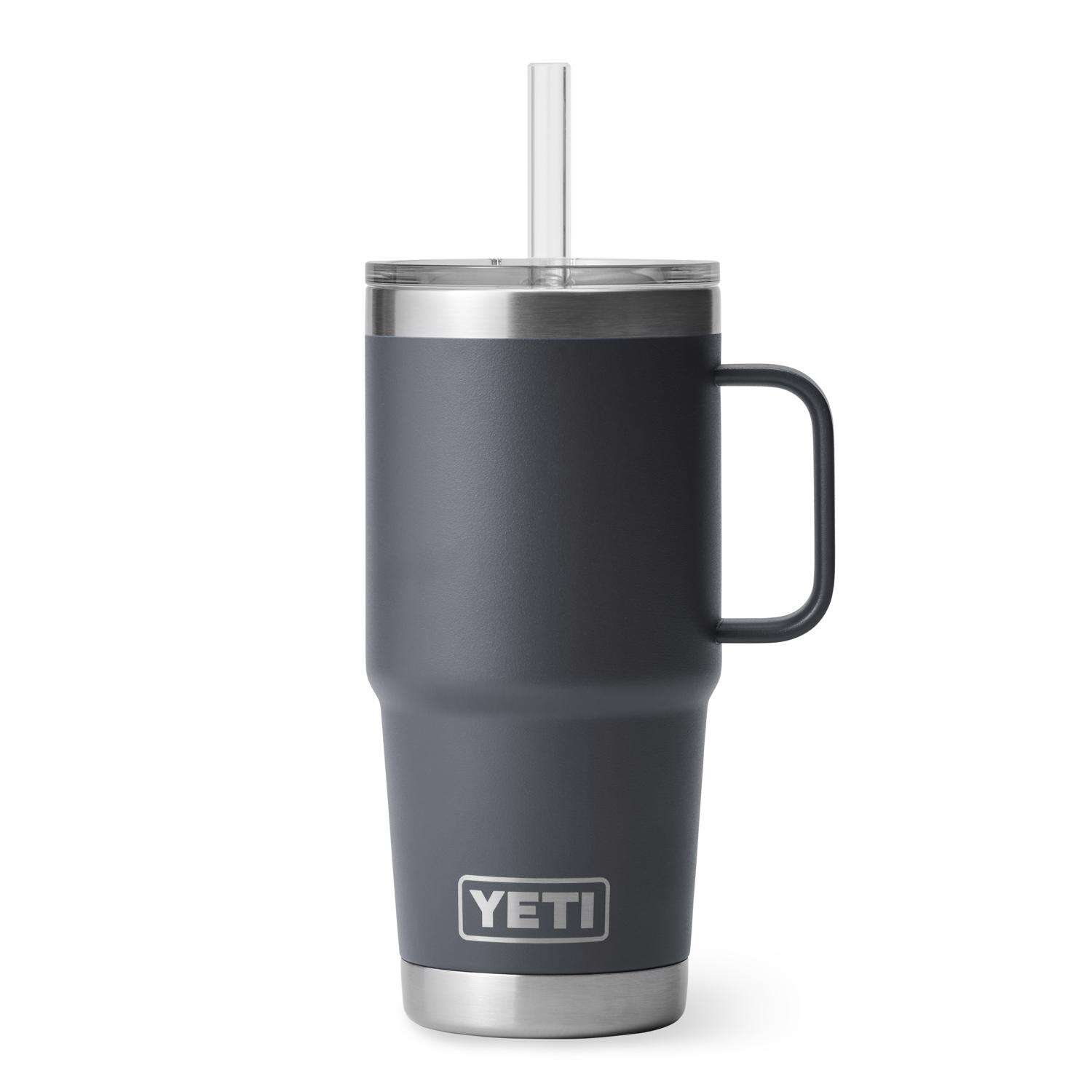 Yeti Rambler 25 oz Straw Mug (Charcoal)