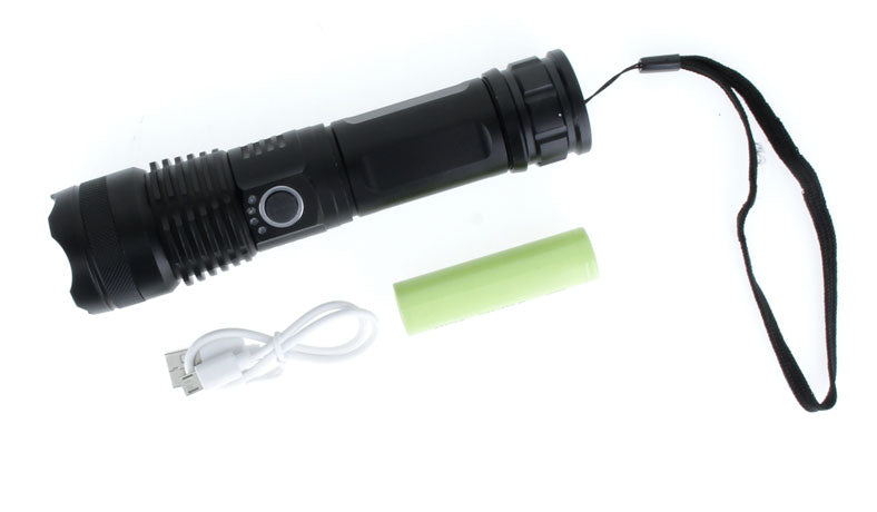 2000 Lumen Rechargeable Tactical Flashlight