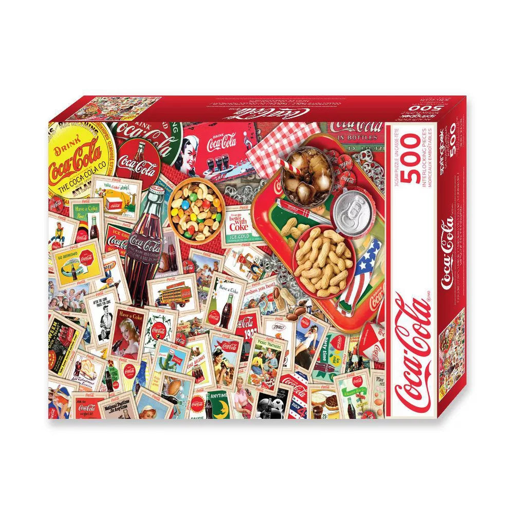 Springbok Coca-Cola Collector&#39;s 500 pc. Puzzle