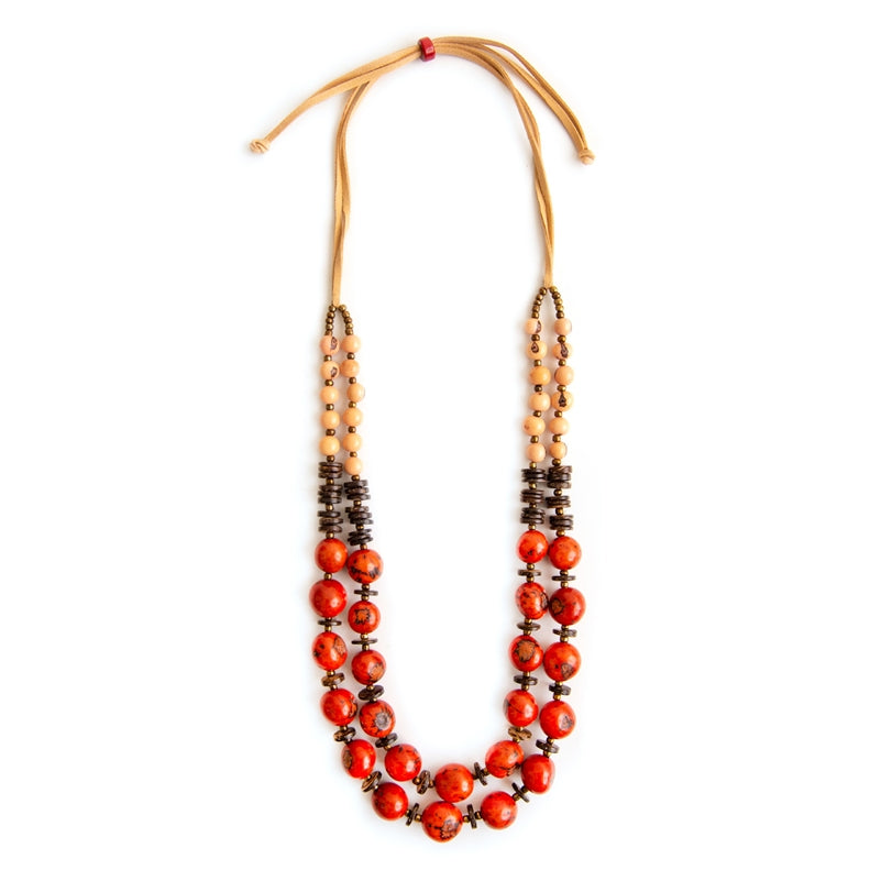 Tagua Agata Necklace