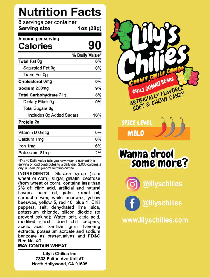 Lily&#39;s Chilies Chewy Chili Gummies