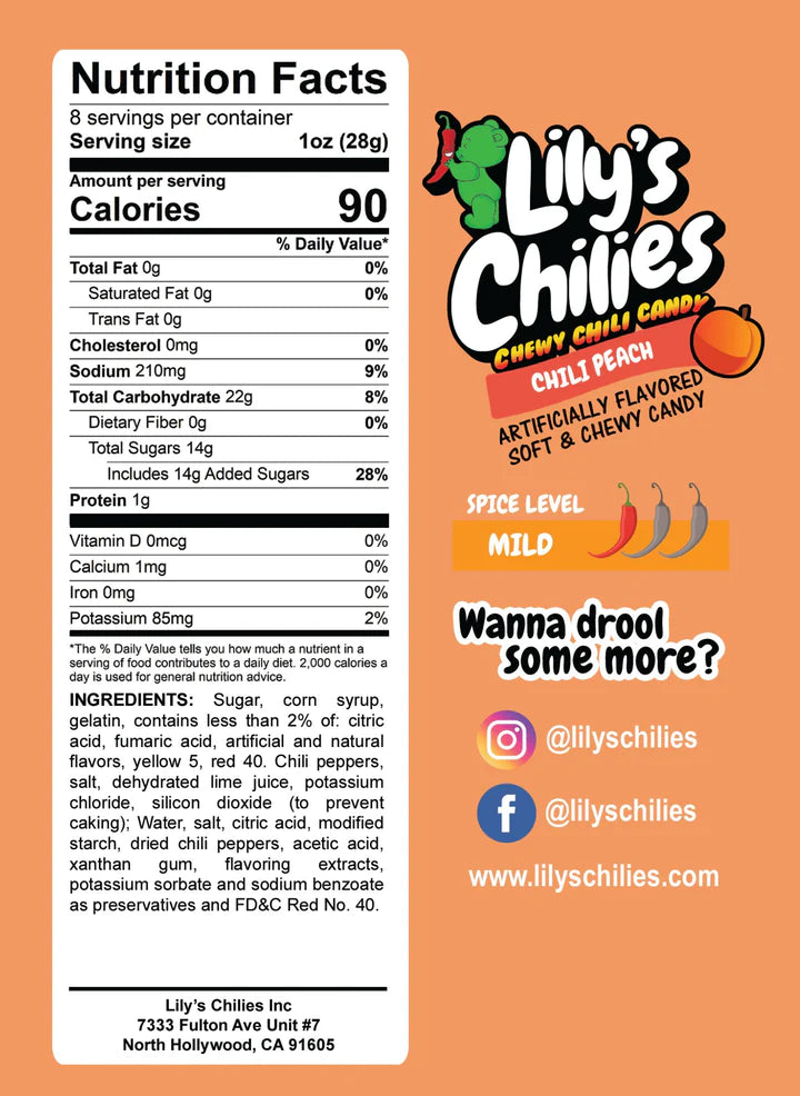 Lily&#39;s Chilies Chewy Chili Gummies