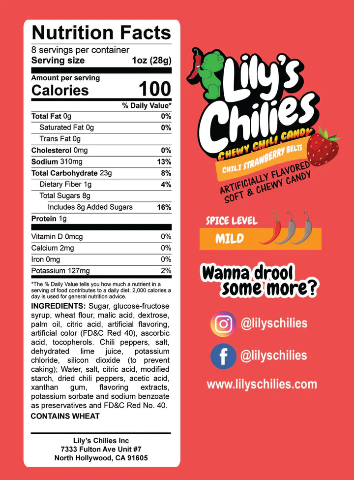 Lily&#39;s Chilies Chewy Chili Gummies