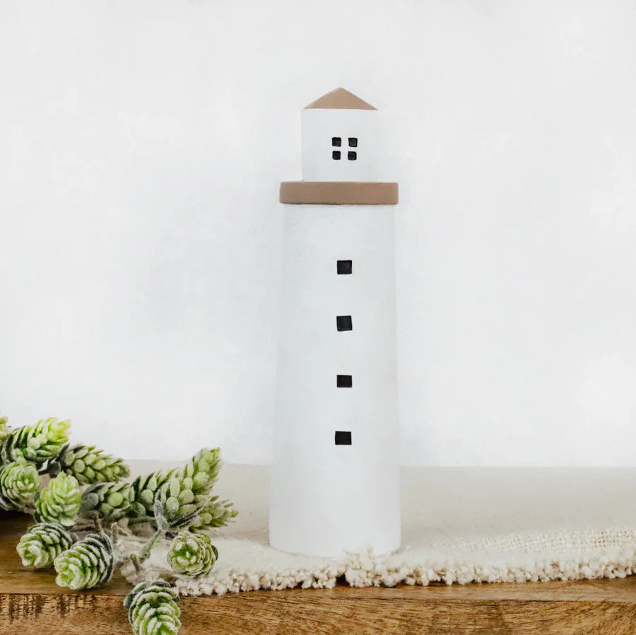 7.1&quot; Cement Lighthouse