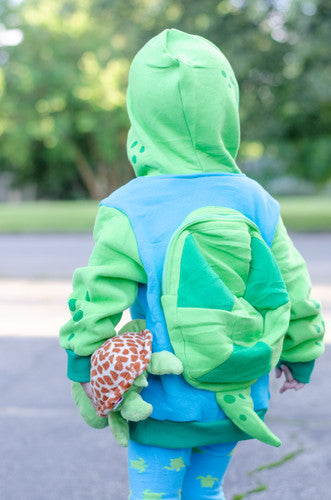 Sea Turtle 3D Backpack Hoodie